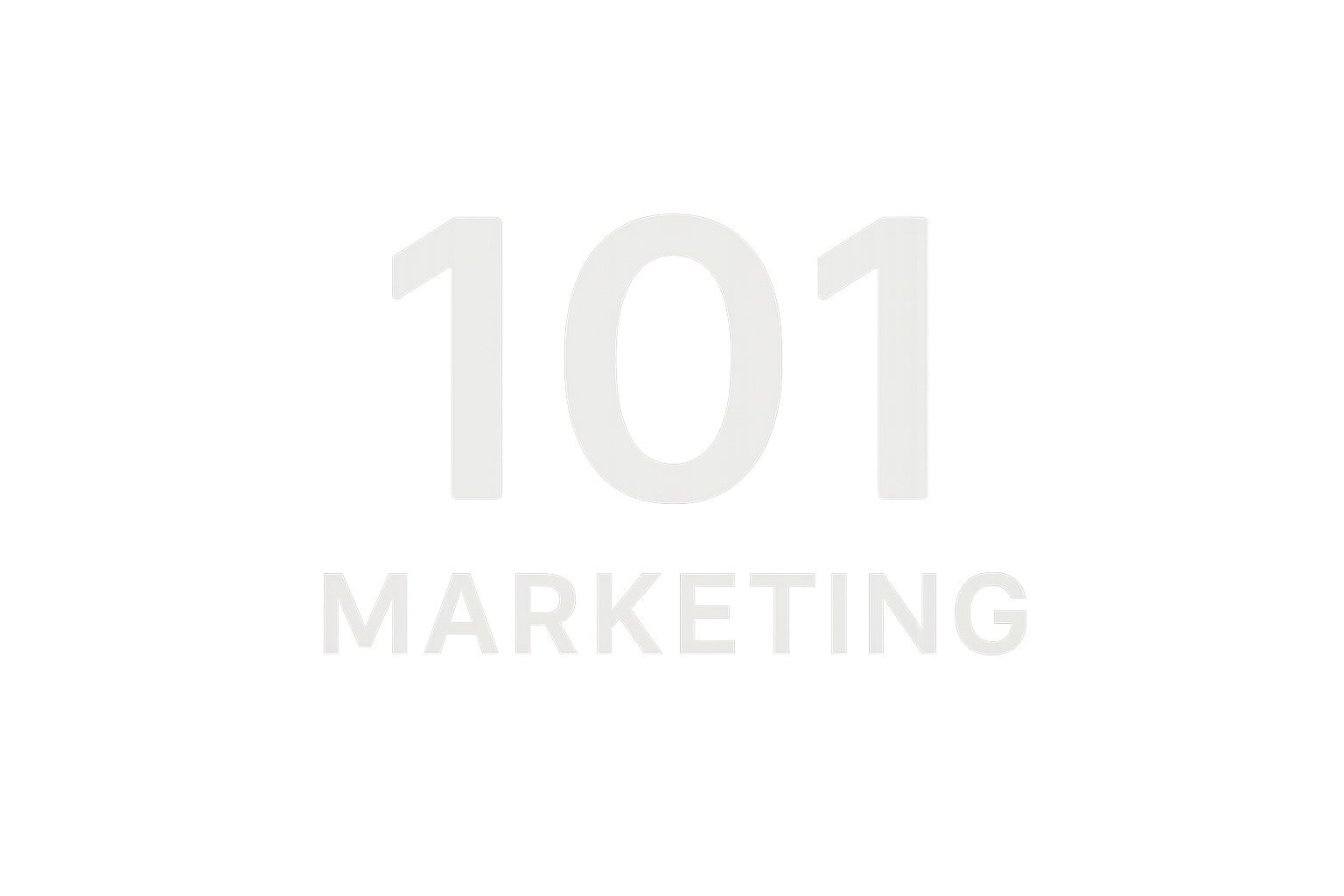 101 Marketing Concepts